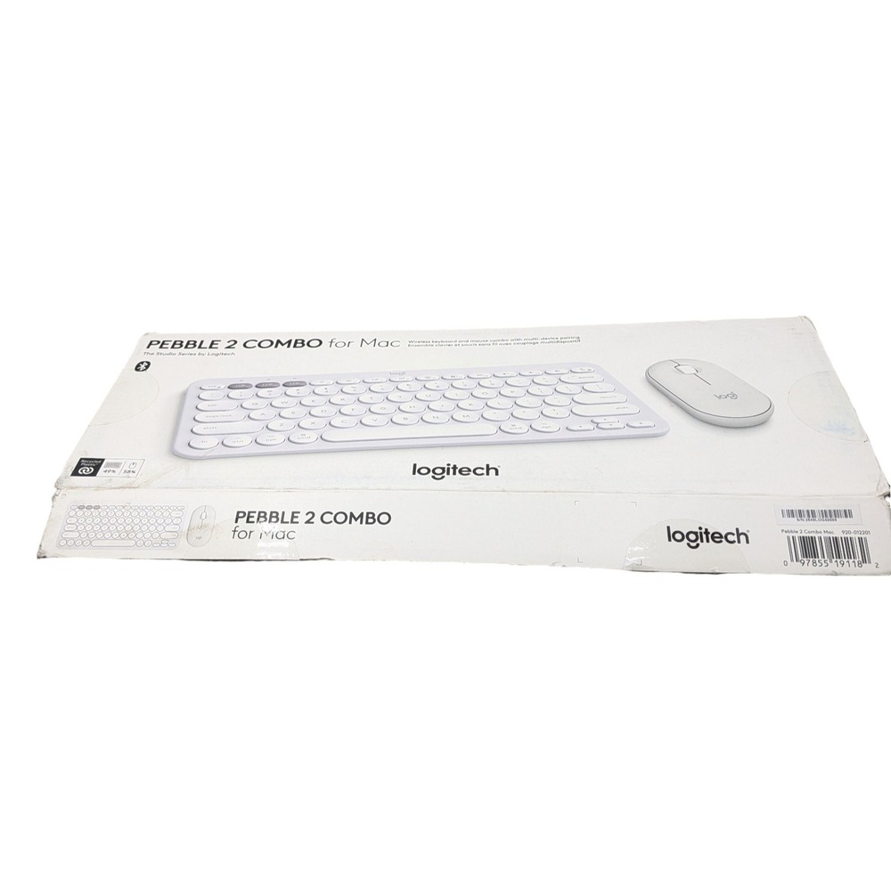 Logitech Wireless Keyboard and Mouse Combo in White for Mac - Picture 2 of 5